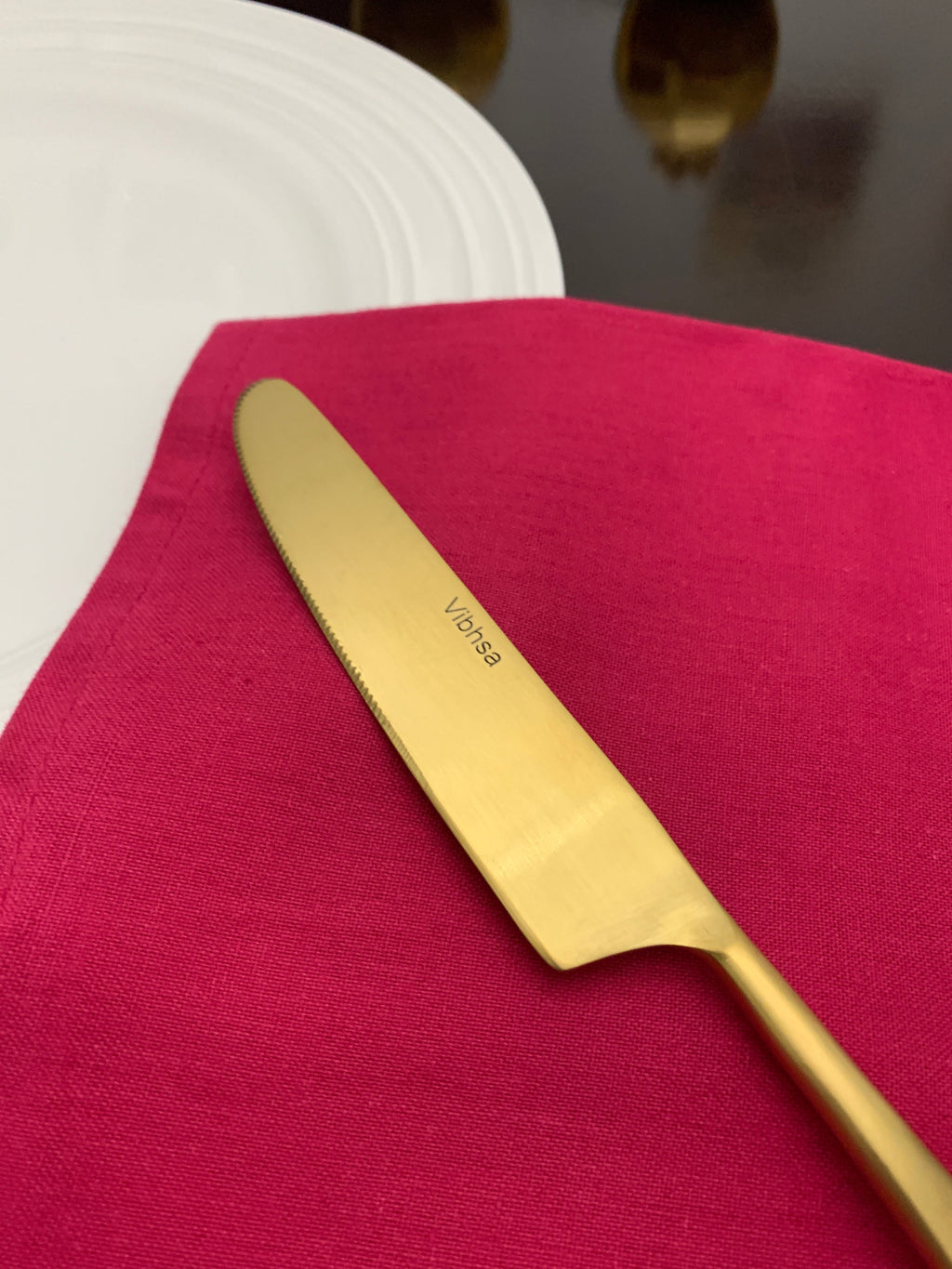 20 Piece Gold Stainless Steel Flatware Set for Dining